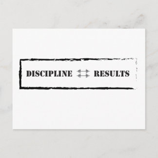 Disciplin = Resultat Vykort