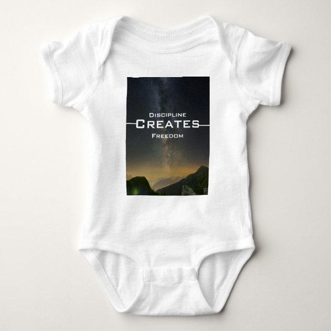 Disciplin Skapar Frihet T Shirt (Framsida)