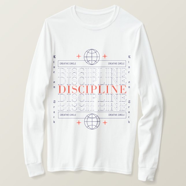 Disciplin Streetwear T Shirt (Design framsida)