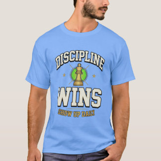 Disciplin Vinner Motiverande T-Shirt | Premium Var