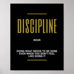 Disciplinär, inspirationsoffert poster