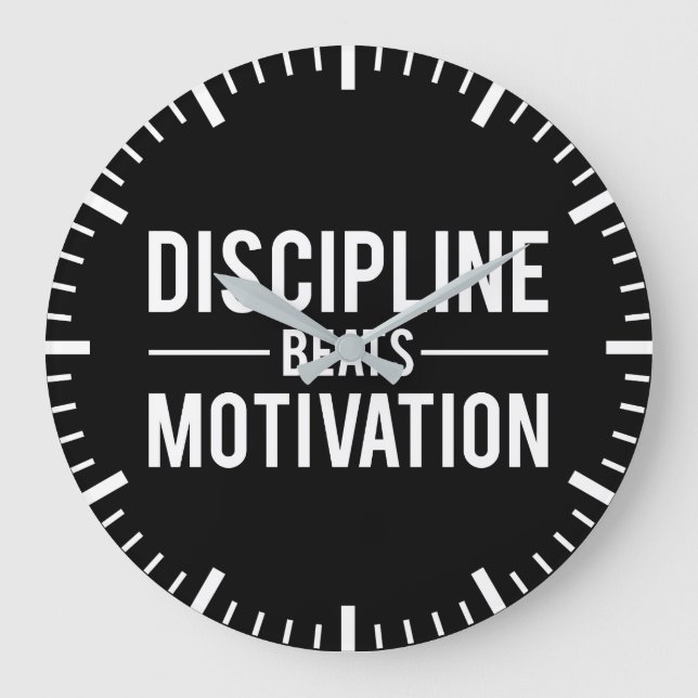 Disciplinära åtgärder för motivation - inspiration stor klocka (Framsida)