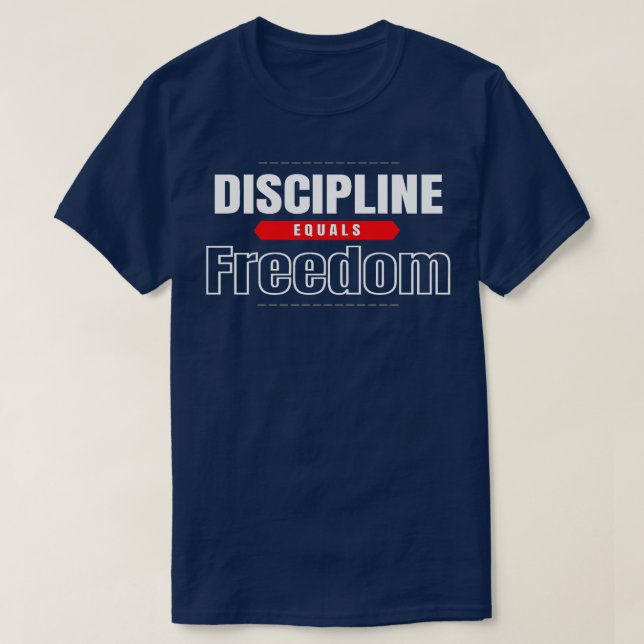 Discipline Equals Freedom Jocko Willink TShirt T Shirt (Design framsida)