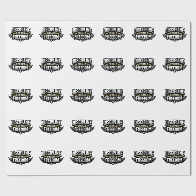 Discipline Equals Freedom – Motivational Design  Presentpapper (Platt)