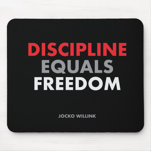 "Discipline equine freedom" Jocko Willink Musmatta (Framsidan)