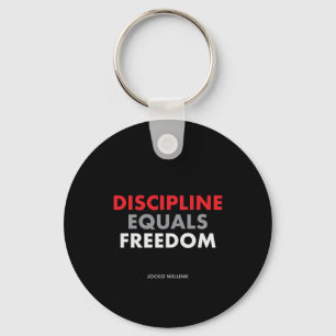 "Discipline Equity Freedom" Jocko Willink Nyckelring