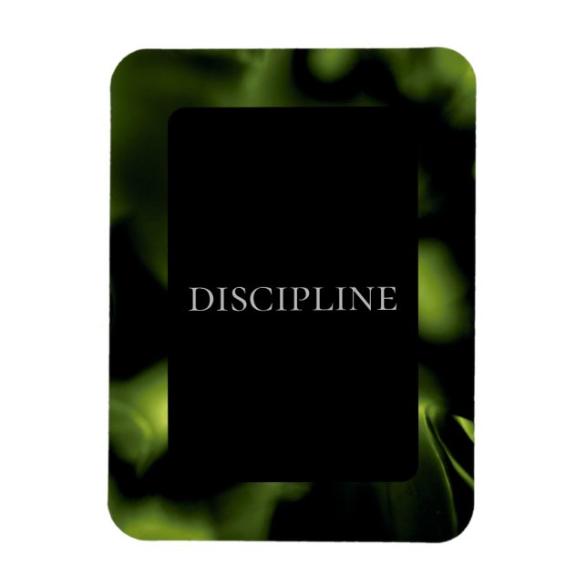 "Discipline" Flexible Photo Magnet (Vertikal)