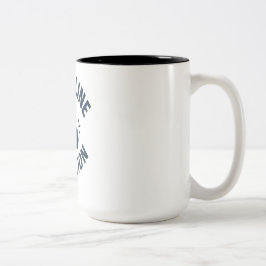 DIscipline Greater than Motivation- Gym Fitness  Två-Tonad Mugg