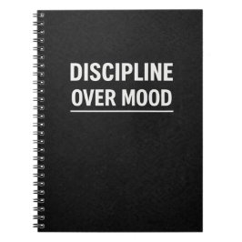 Discipline Over Mood Motivational Planner Anteckningsbok