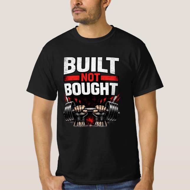 Discipline Over Motivation Gym T-Shirt | Hardcore  (Framsida)