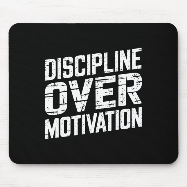 Discipline over Motivation Gym Workout Tee Weightl Musmatta (Framsidan)
