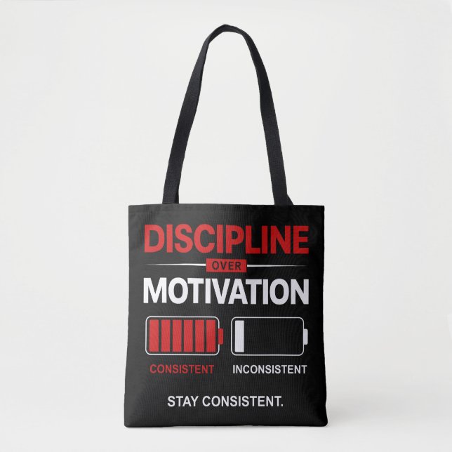 Discipline Over Motivation – Stay Consistent | Sel Tygkasse (Framsida)