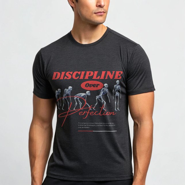 Discipline Over Perfection Gym T-Shirt | Streetwea (Skapare uppladdad)