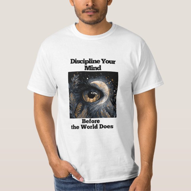 Disciplinera dig - Motiv T-Shirt (Framsida)