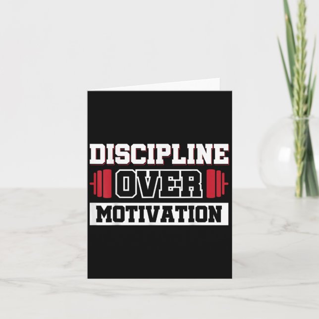 Disciplinering vid motivation kort (Framsida)