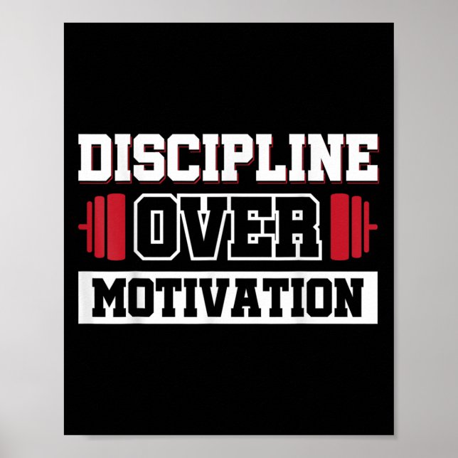 Disciplinering vid motivation poster (Framsidan)
