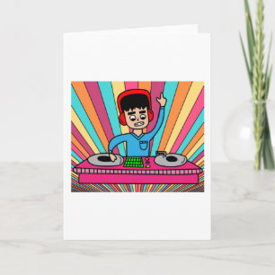 DiscJockey Retro DJ Music Producer Kort