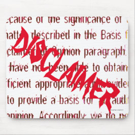 "Disclaimer av åsikten ", Musmatta