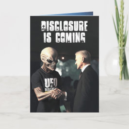 Disclosure Is Coming  Birthday V1 Helgkort