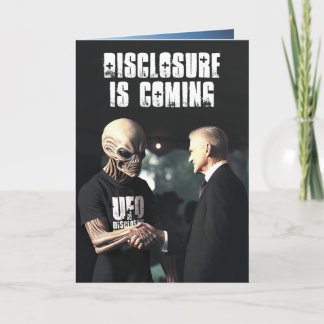 Disclosure Is Coming  Birthday V1 Helgkort