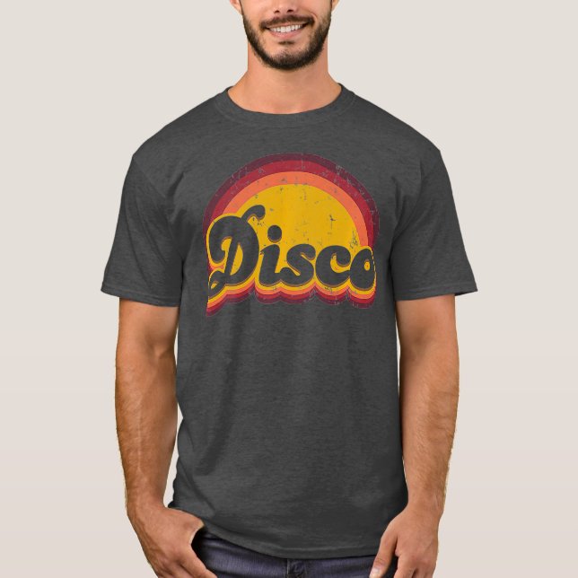 Disco 1970-talets Premium för HD-design T Shirt (Framsida)