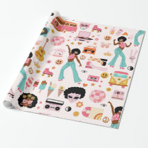 Disco 1970s afrikansk flickutlänning