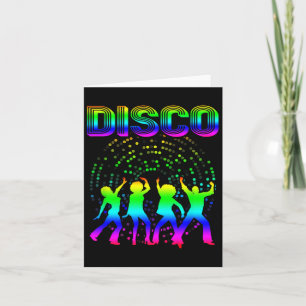 Disco-70-talet-klassad Shirt-Vintage Retro Dancing Kort