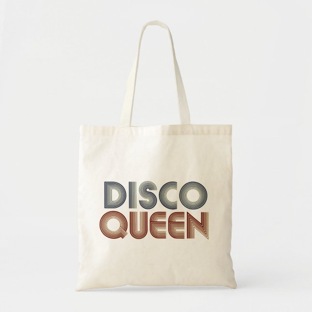 Disco 70s Music Retro Queen Tygkasse (Framsidan)