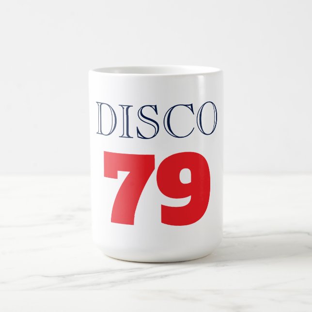 Disco 79 Pop Art Musik Underhållning Retro Kaffemugg (Center)