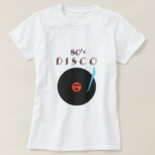 Disco 80's - Retro Party - White T Shirt