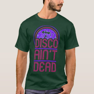 Disco Aint Dead Manar Women Kids 1970-talet Retro T Shirt
