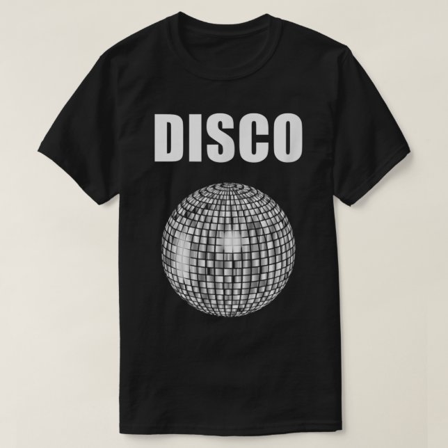 Disco Ball For Funky Soul Music Lovers T Shirt (Design framsida)