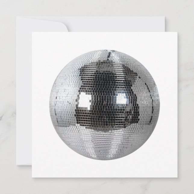 disco ball inbjudningar (Framsida)