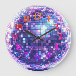 Disco Ball Wall Clock | Customizable  Stor Klocka