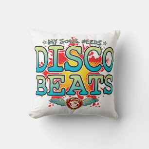 Disco Beats Soul Cushion Kudde