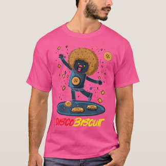Disco Biscuit 90-tals Rave-Inspirerad Dansande Kak T Shirt