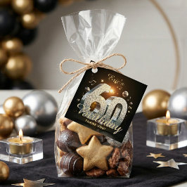 Disco Boll 70-Talsmusik 60-års Födelsedagsfest Tac Gåvor Etiketter