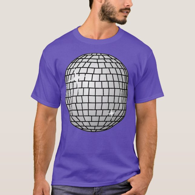 Disco Boll 80-talets tema Dance Party Premium T Shirt (Framsida)
