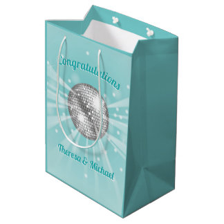 Disco Boll Baby Shower Groovy Blue Boy