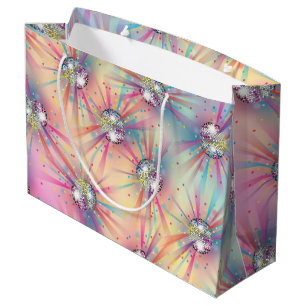 Disco Boll Baby Shower Groovy Pastel Rainbow