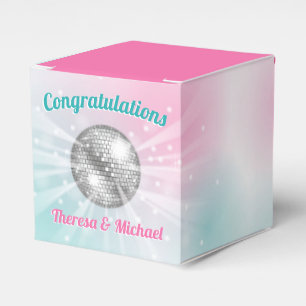 Disco Boll Baby Shower Groovy Presentaskar