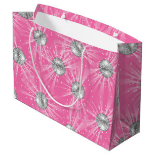 Disco Boll Baby Shower Groovy Rosa Girl