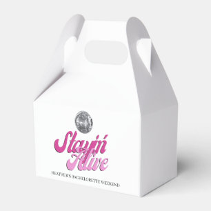 Disco Boll Bachelorette Stayin Alive Hangover Kit Presentaskar