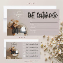 Disco Boll | Boho Flowers | Presentkort