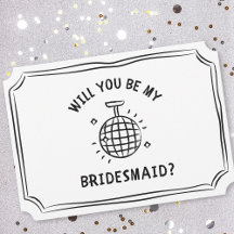Disco Boll Bridesmaid Frieri | Roligt, Trendig, Ch