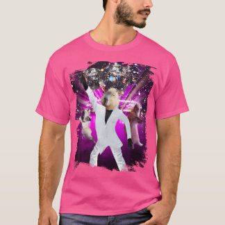 Disco Boll Capybara Dancing Funny T Shirt