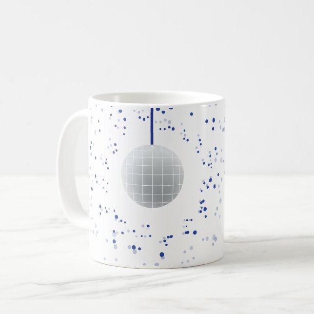 Disco Boll Dancer Kaffemugg (Framsida vänster)