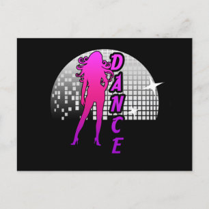 Disco Boll Dancer. Vykort