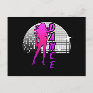 Disco Boll Dancer. Vykort