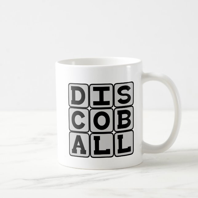 Disco Boll, Dansklubb Misteltoe Kaffemugg (Höger)